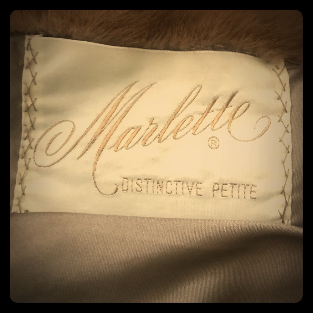 Vintage fur cape, Elder Beerman, petite.